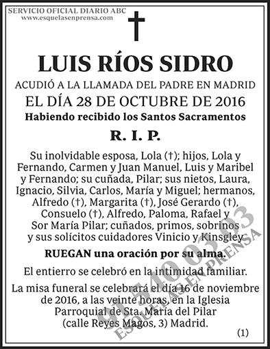Luis Ríos Sidro